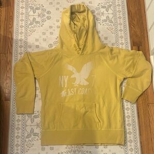 American Eagle Outfitters Yellow Hoodie